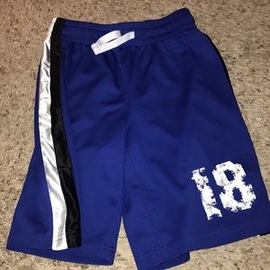 Blue boys athletic shorts-size 7/8